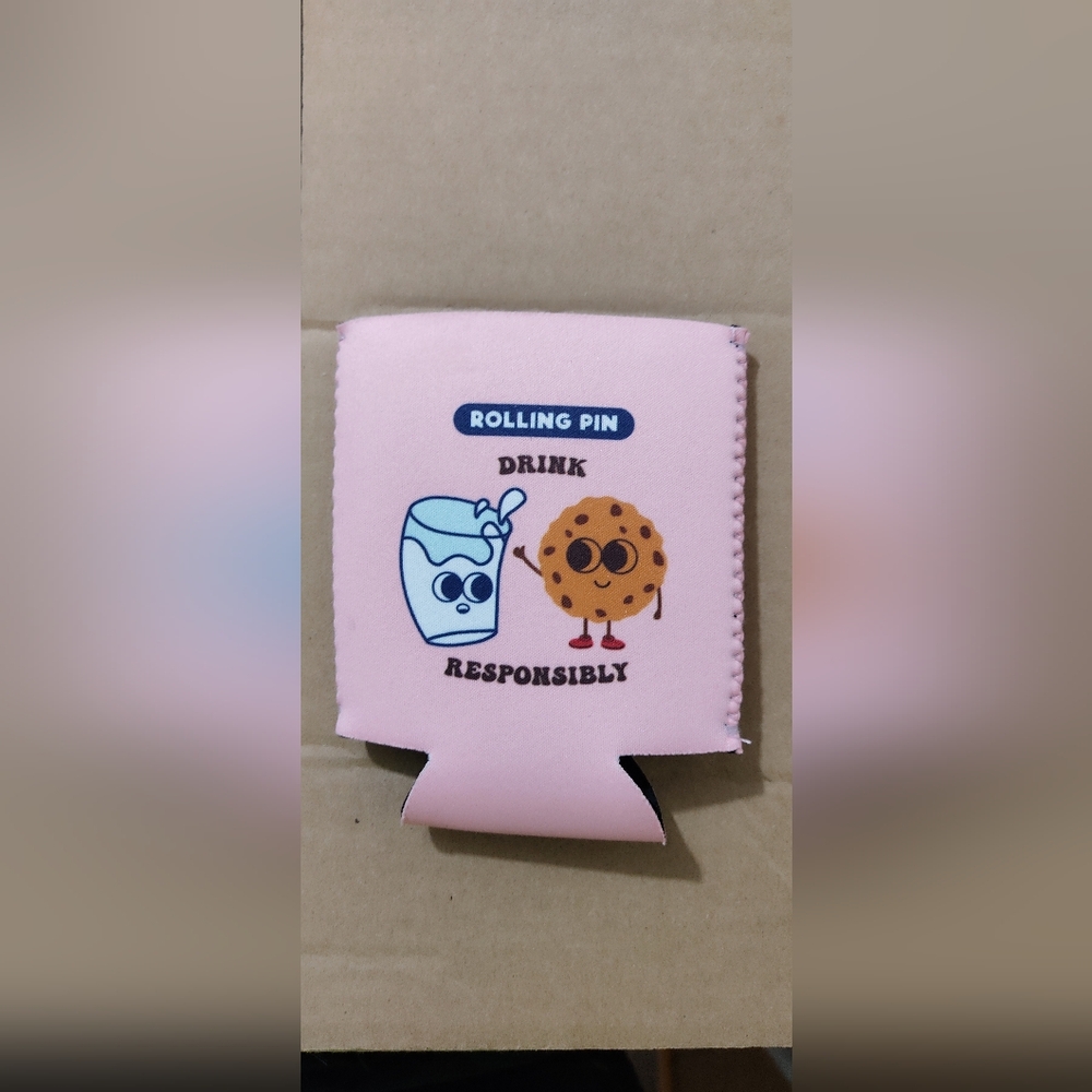 Rolling Pin "Drink Responsibly" coozie